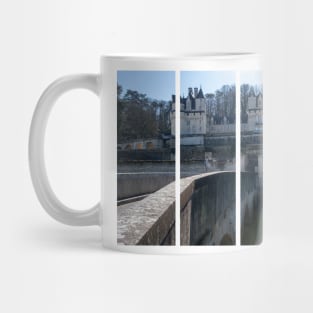 The Castel of Usse is a 15th-century castle in the Centre-Val de Loire. Sunny winter day Mug